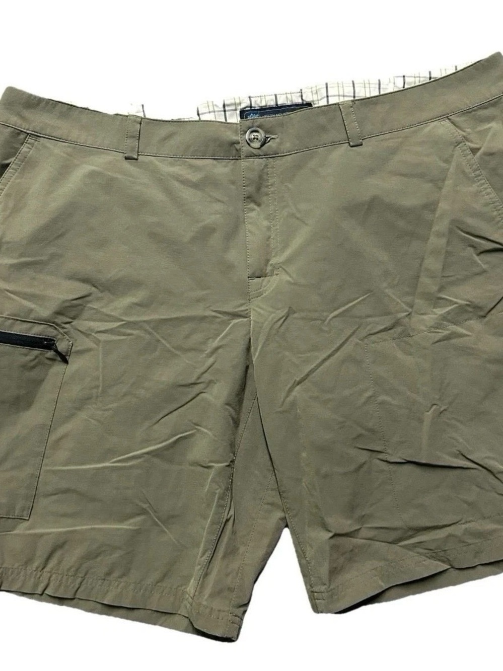 Women’s Eastern Mountain Sports Olive Green Shorts Hiking Outdoors Size 16